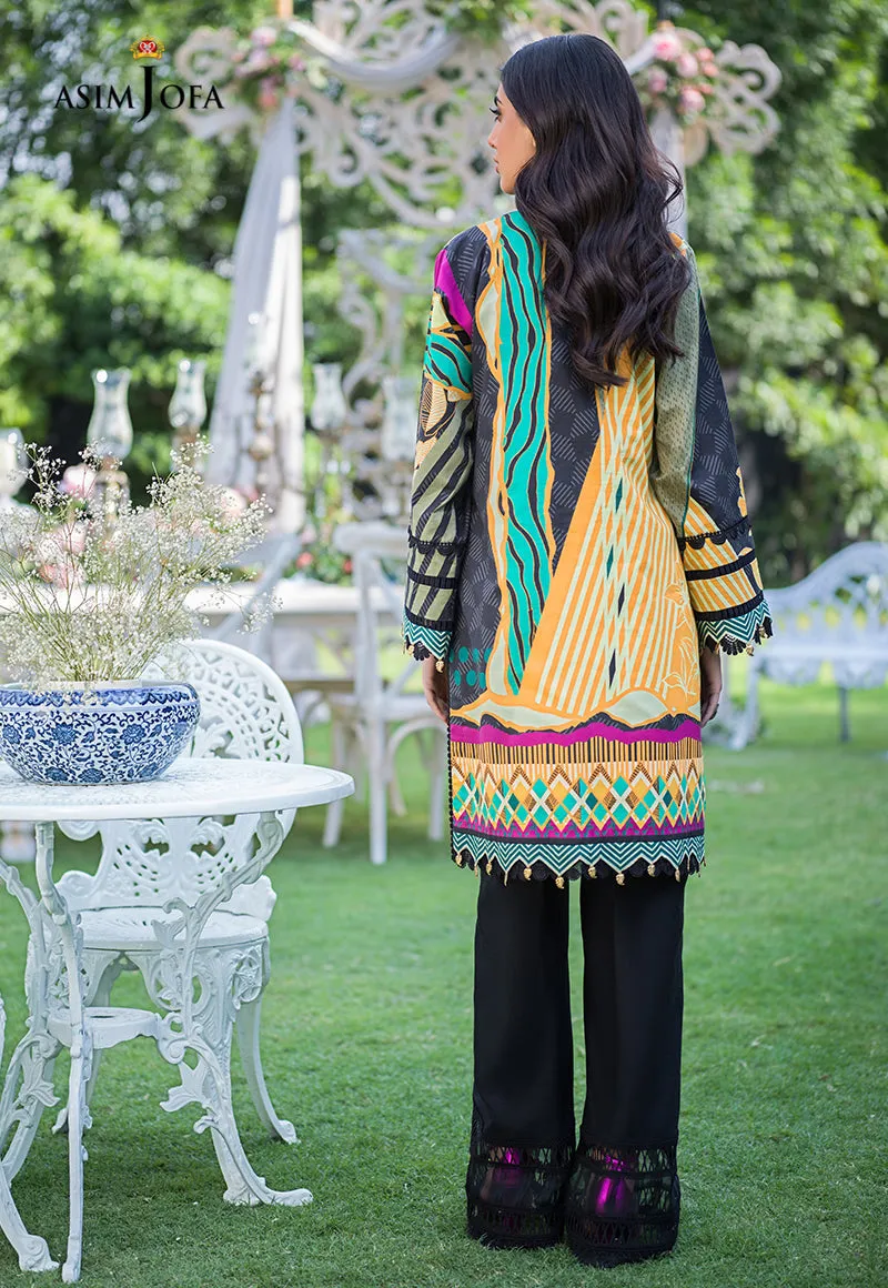 AJPR-27 | Asim Jofa Prints Rania Collection 2022 | Unstitched Embroidered Lawn Suits