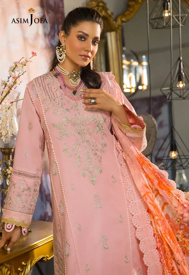 AJPR-38 | Asim Jofa Prints Rania Collection 2022 | Unstitched Embroidered Lawn Suits
