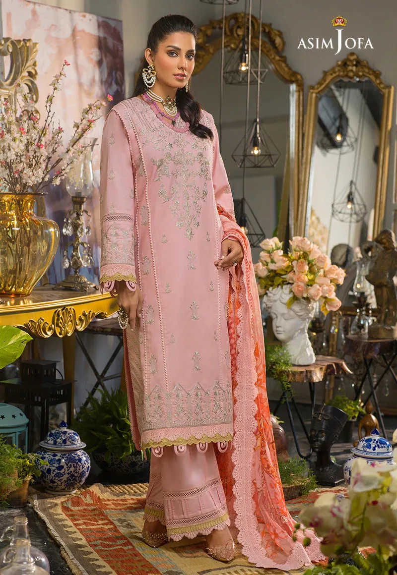 AJPR-38 | Asim Jofa Prints Rania Collection 2022 | Unstitched Embroidered Lawn Suits