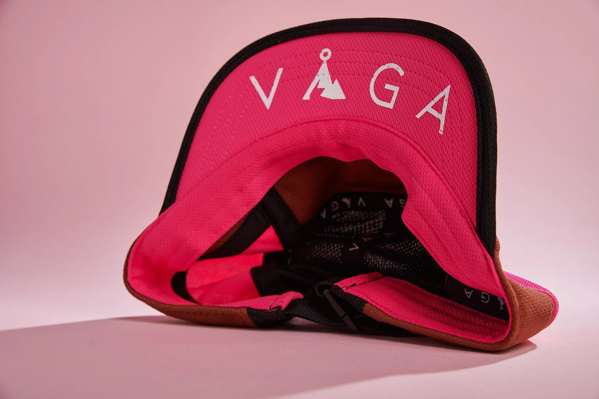 Club Cap - Black, Brown & Pink
