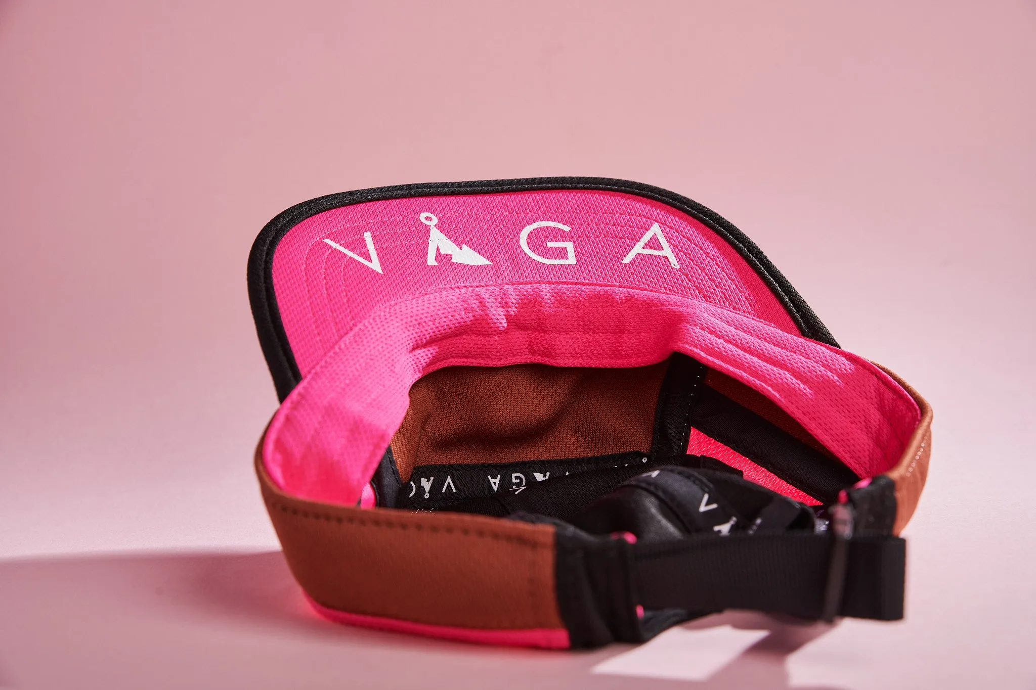 Club Cap - Black, Brown & Pink