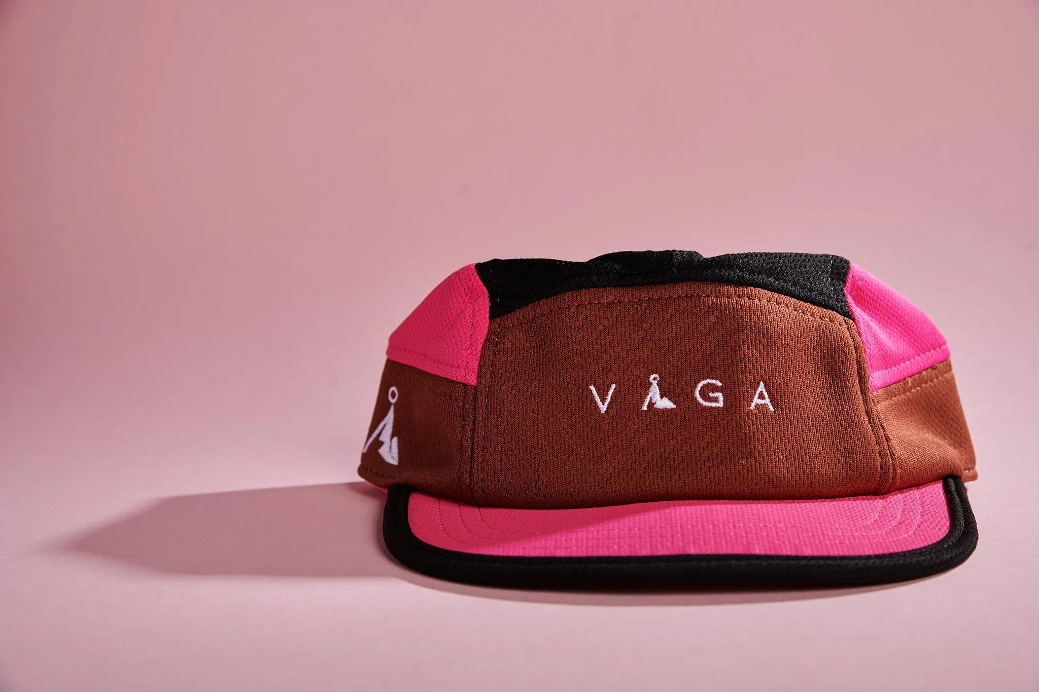 Club Cap - Black, Brown & Pink