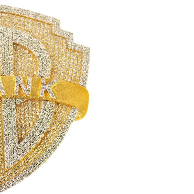 CUSTOM DIAMOND WB STANK PENDANT