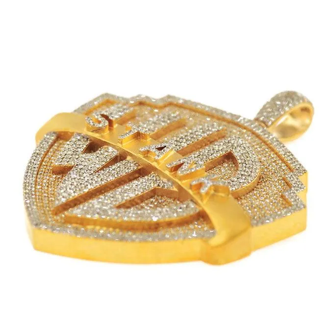 CUSTOM DIAMOND WB STANK PENDANT