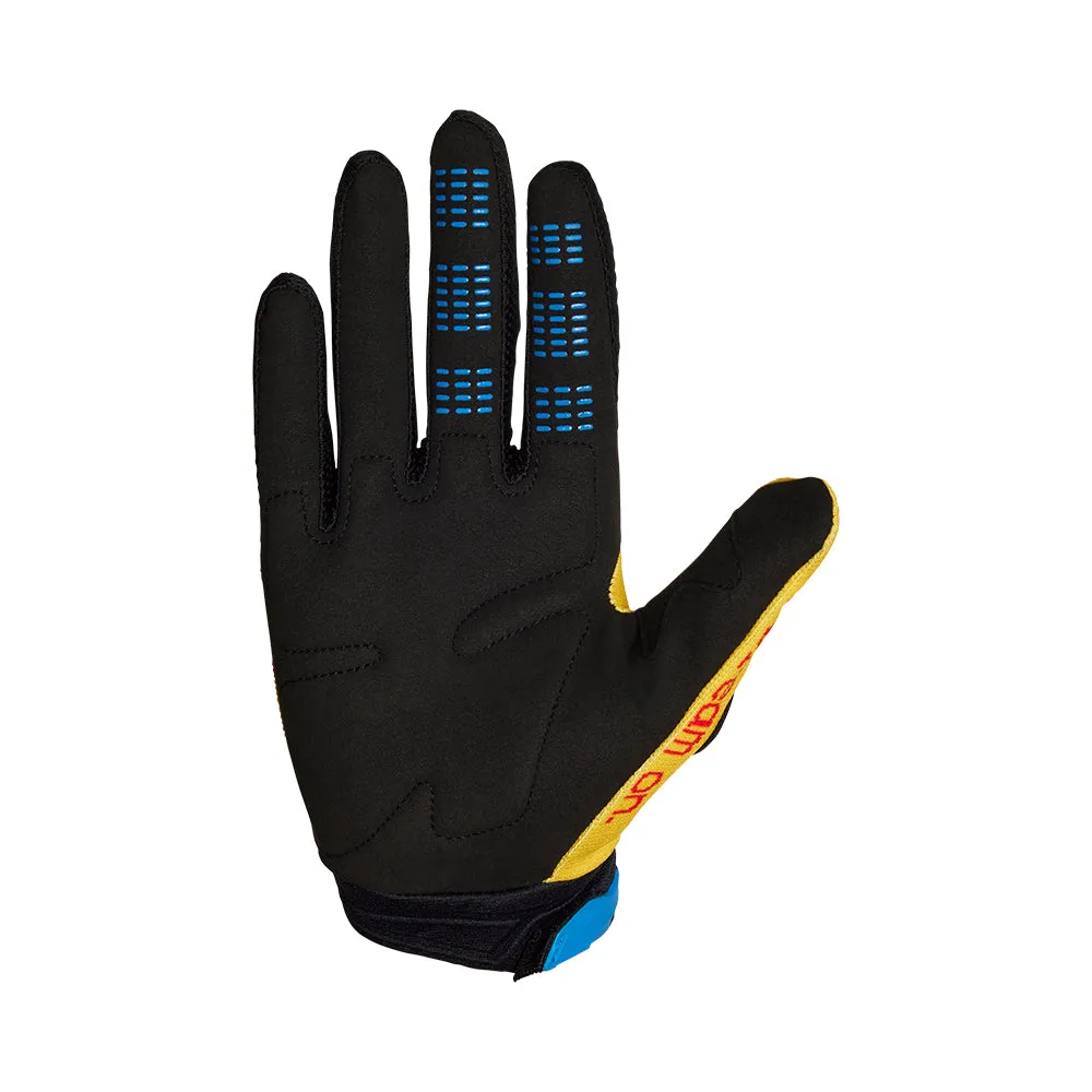 Fox 180 Race Spec Gloves - Pale Yellow