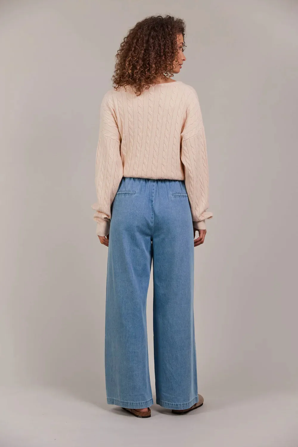 Pepi Wide Denim Pant -Denim