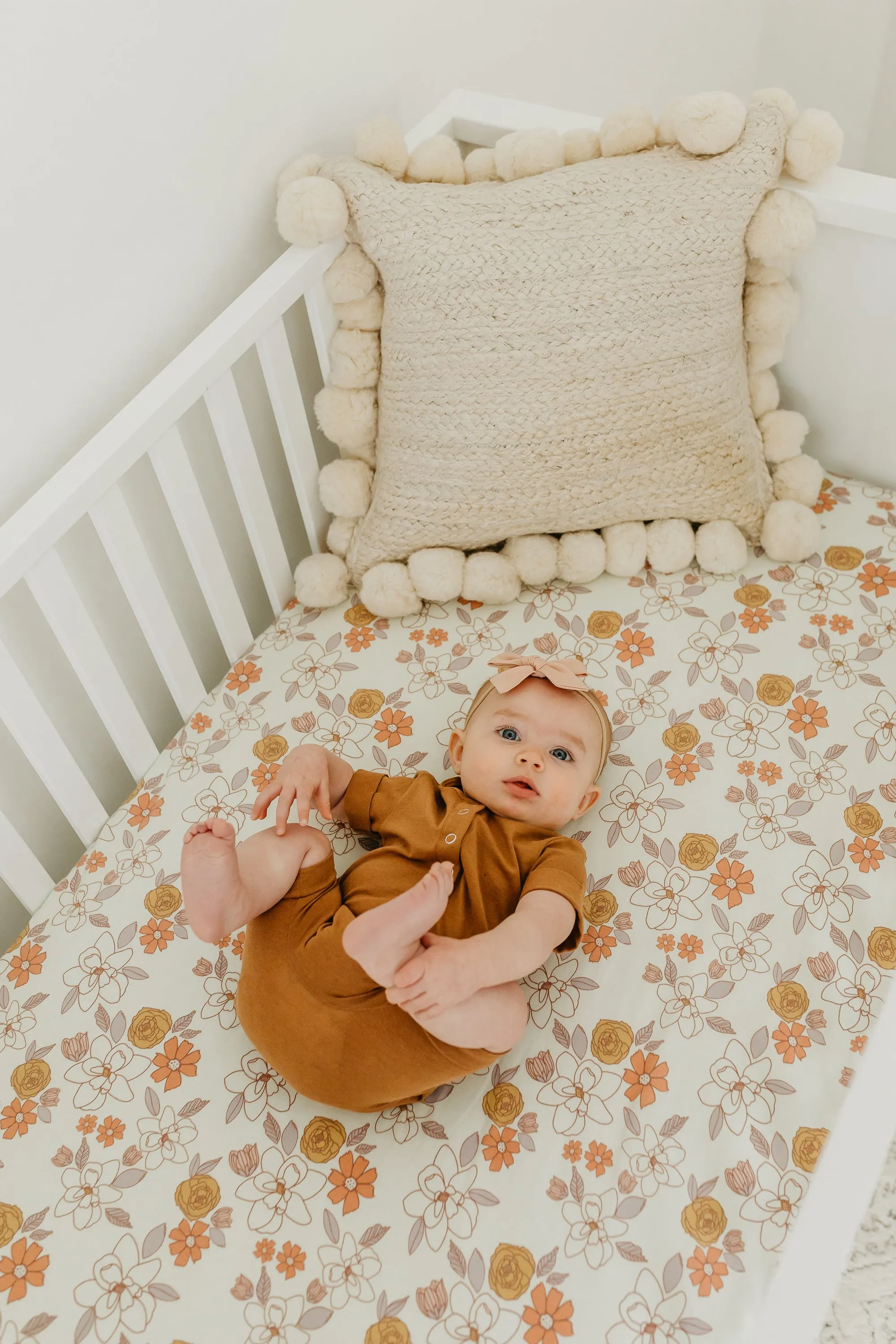 Premium Knit Fitted Crib Sheet - Ferra