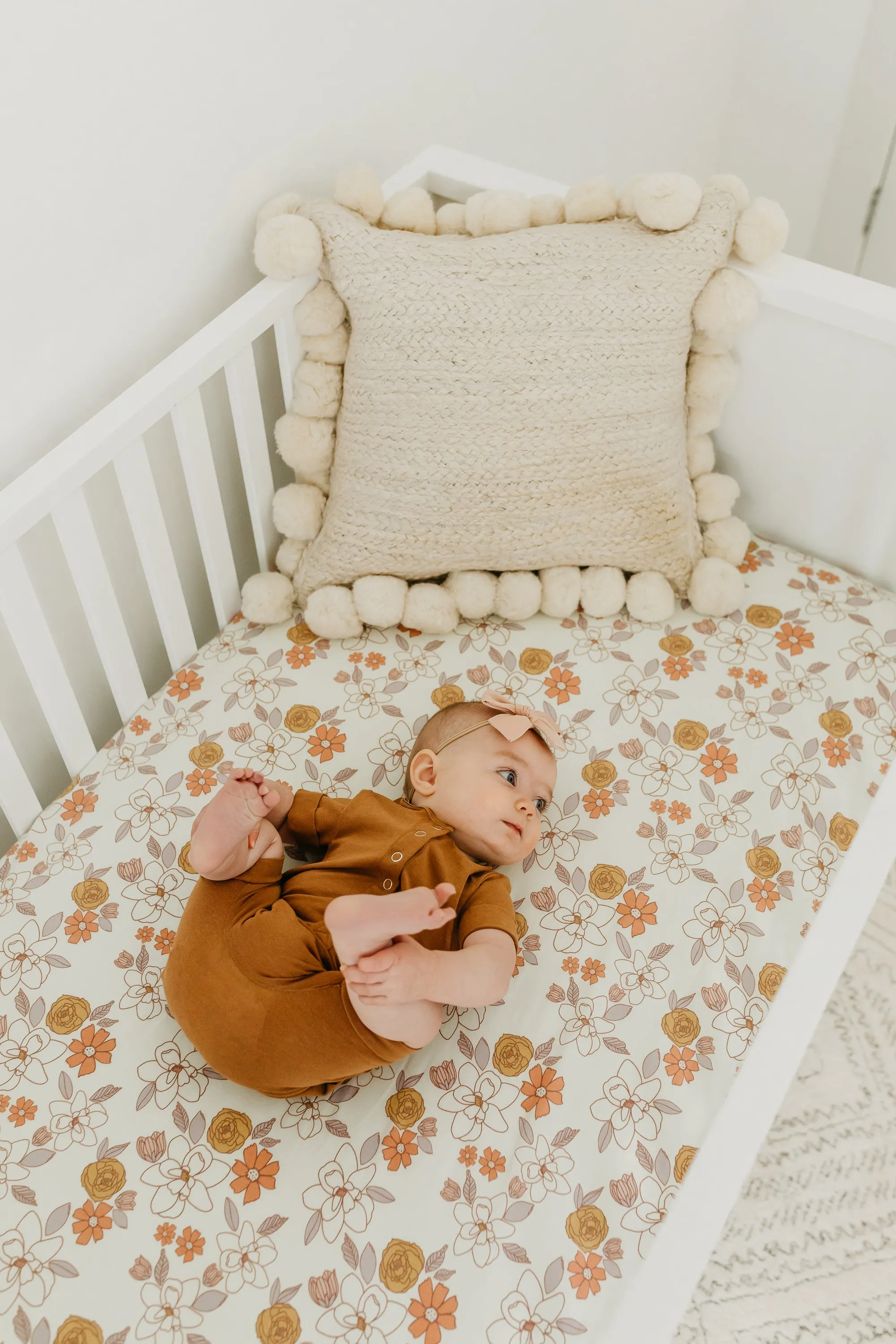 Premium Knit Fitted Crib Sheet - Ferra