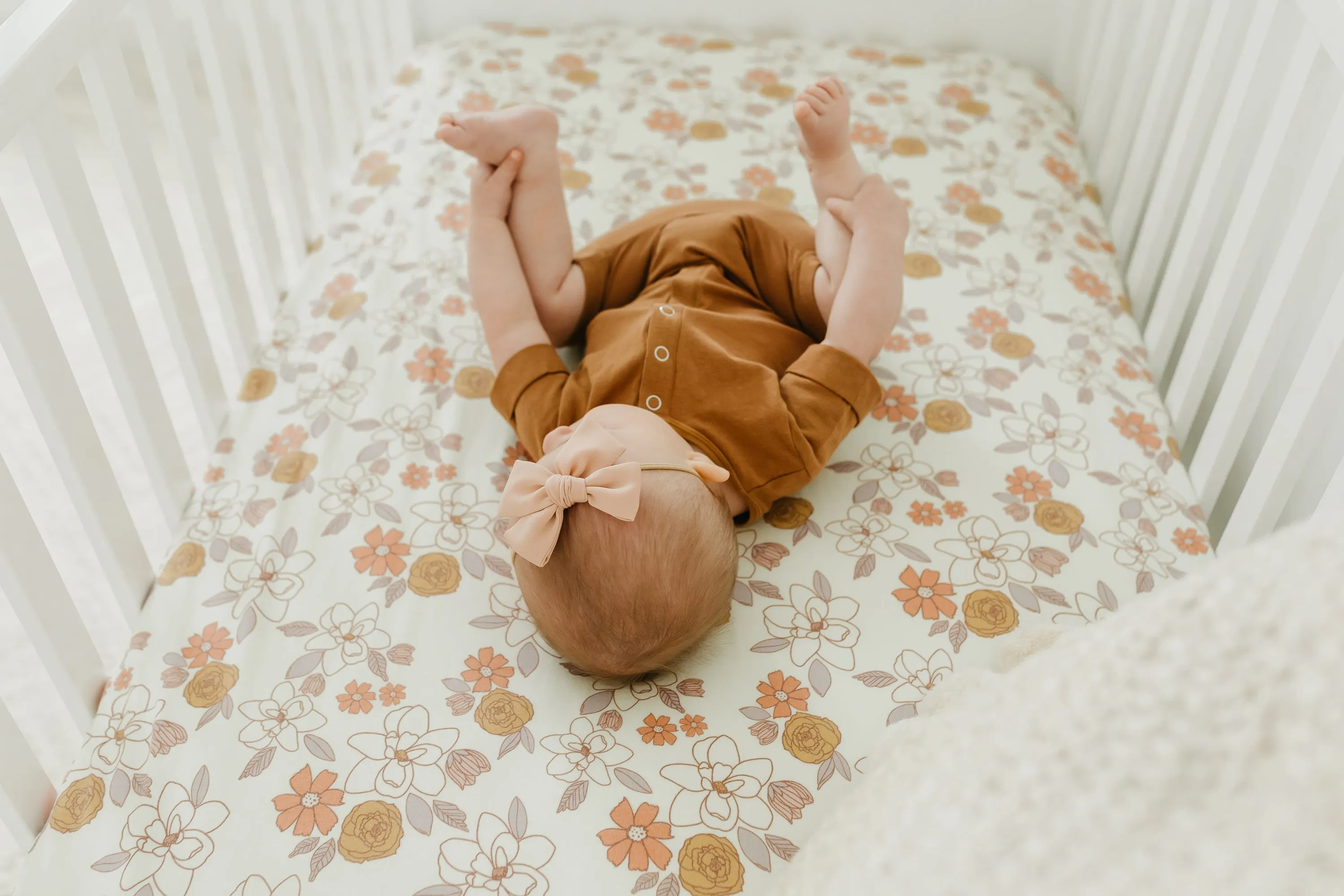 Premium Knit Fitted Crib Sheet - Ferra