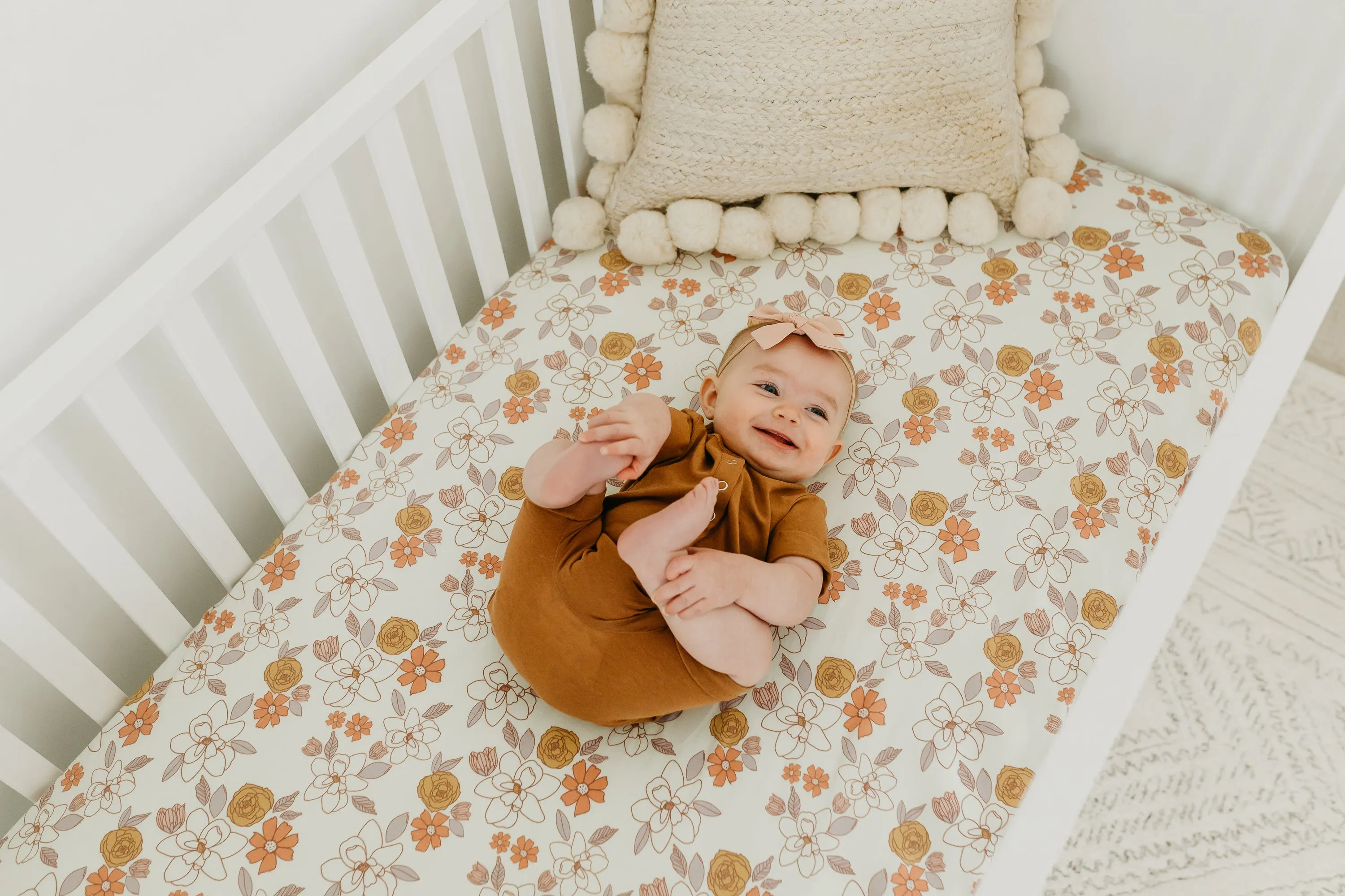 Premium Knit Fitted Crib Sheet - Ferra