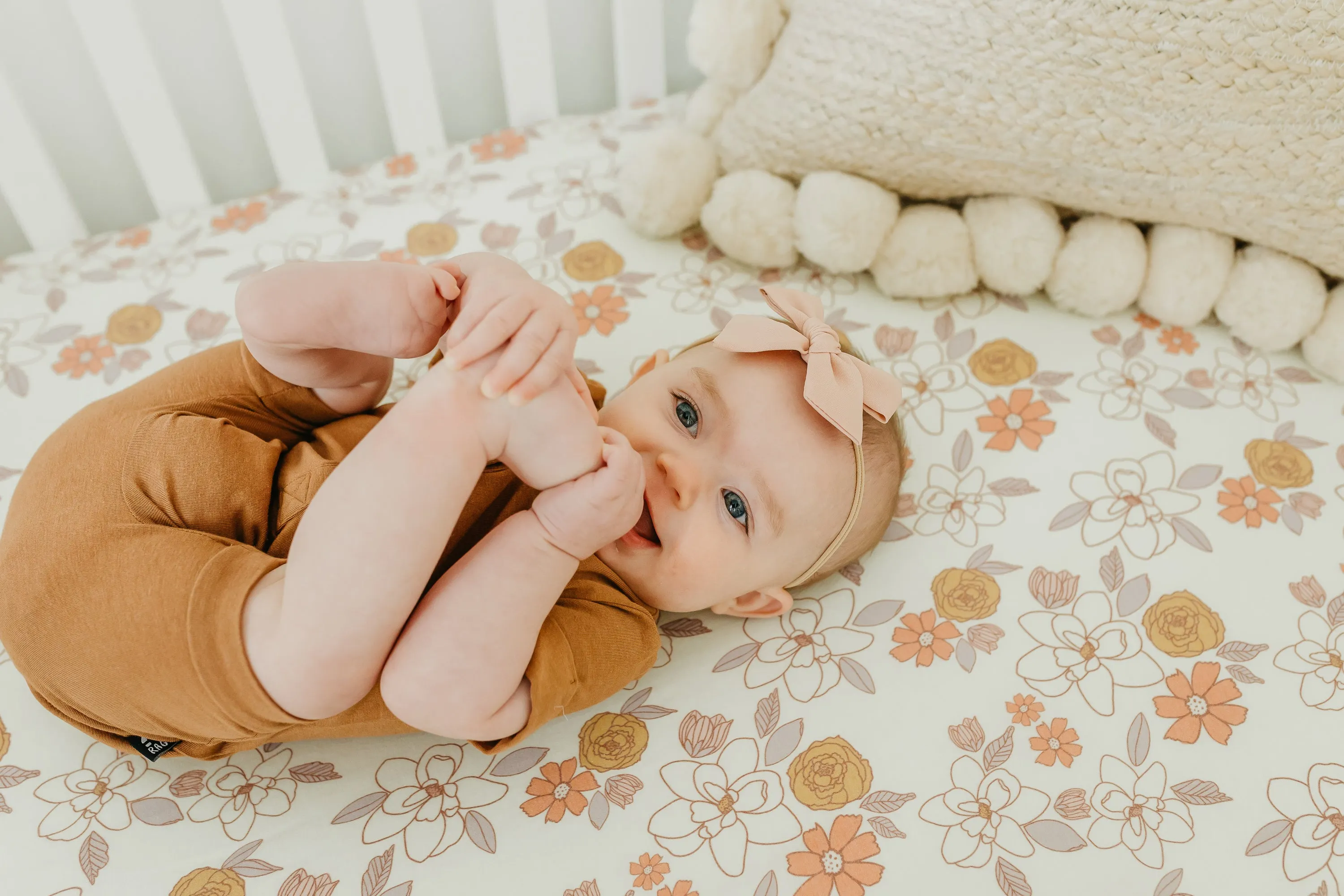 Premium Knit Fitted Crib Sheet - Ferra