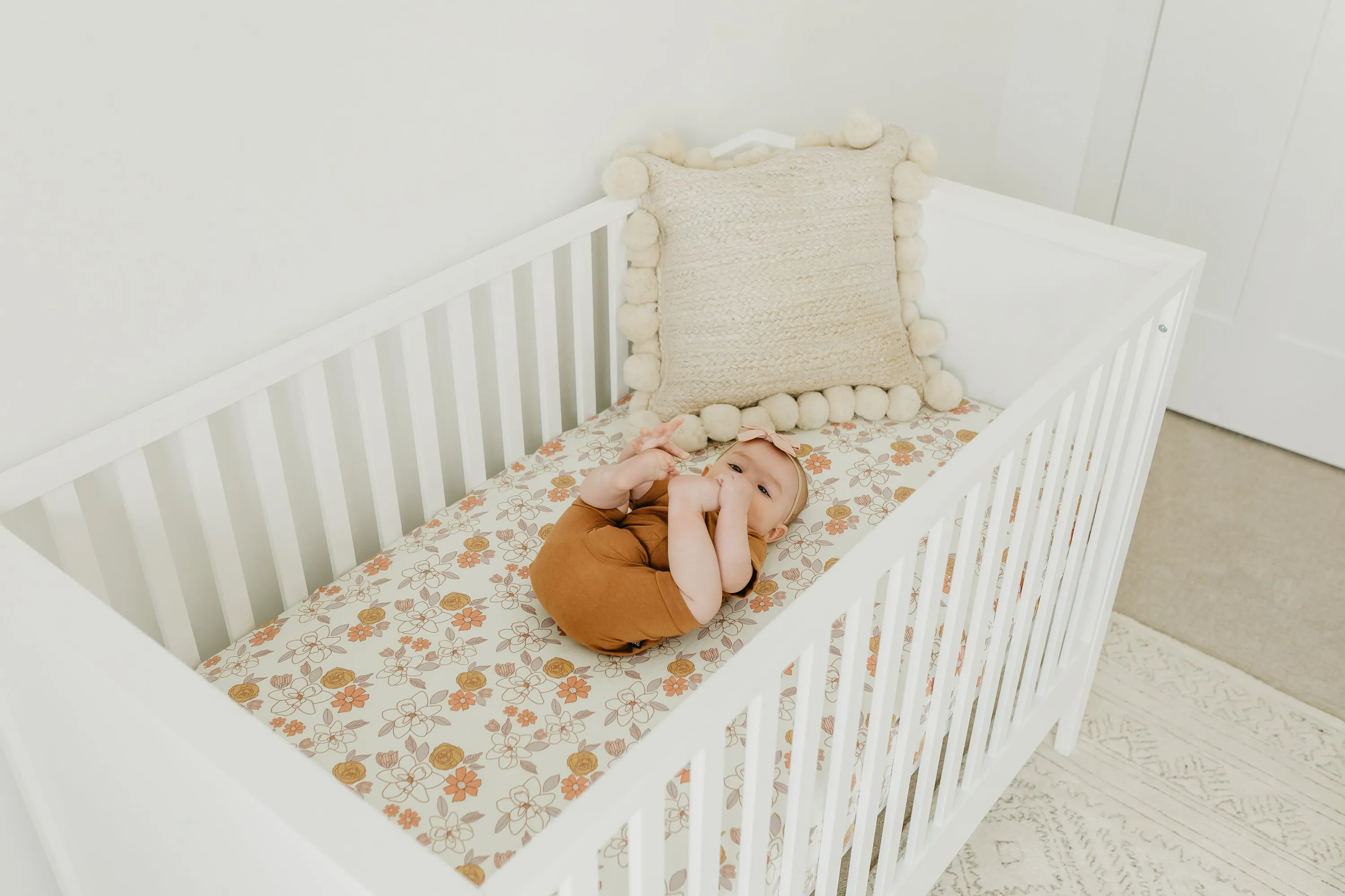 Premium Knit Fitted Crib Sheet - Ferra