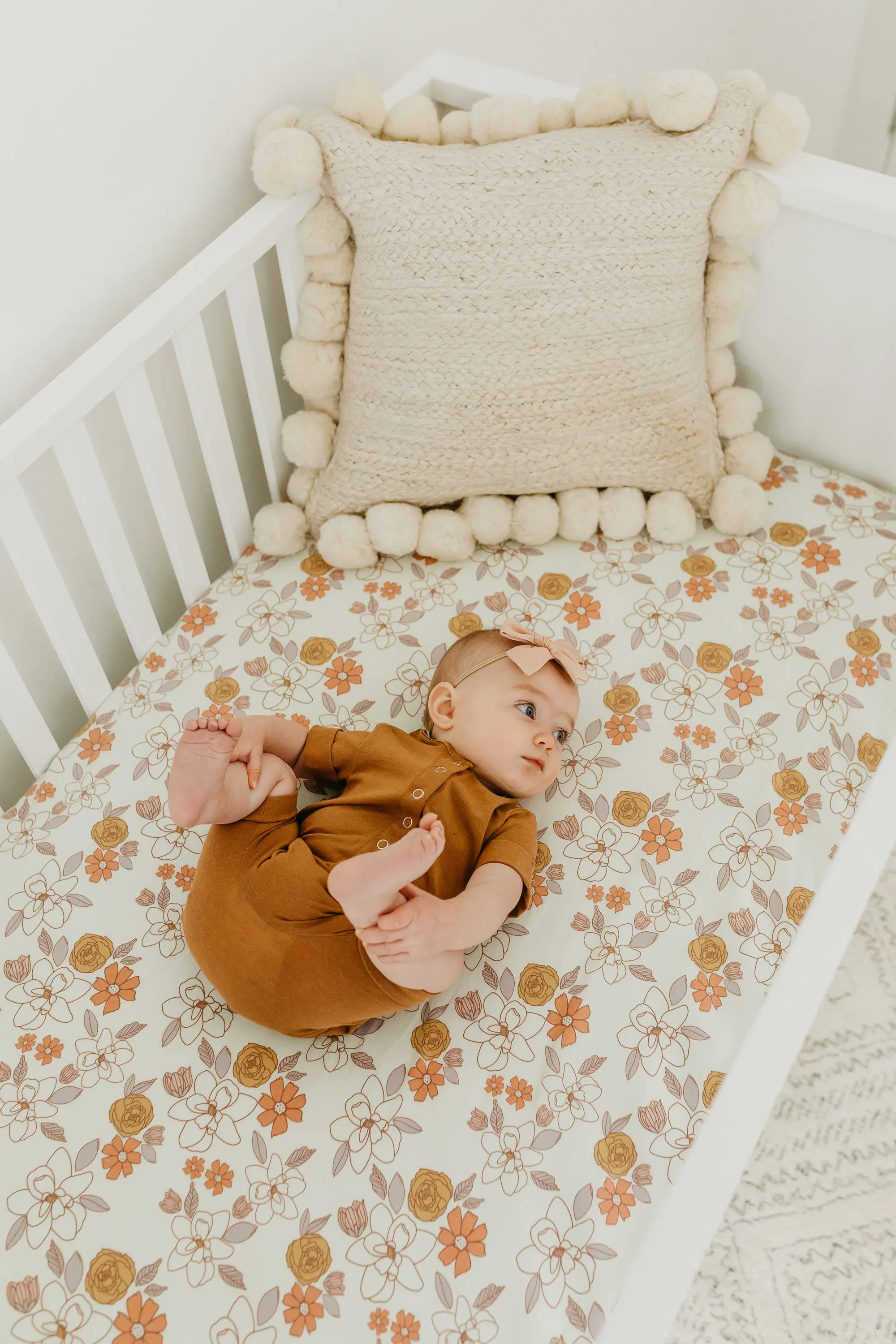 Premium Knit Fitted Crib Sheet - Ferra