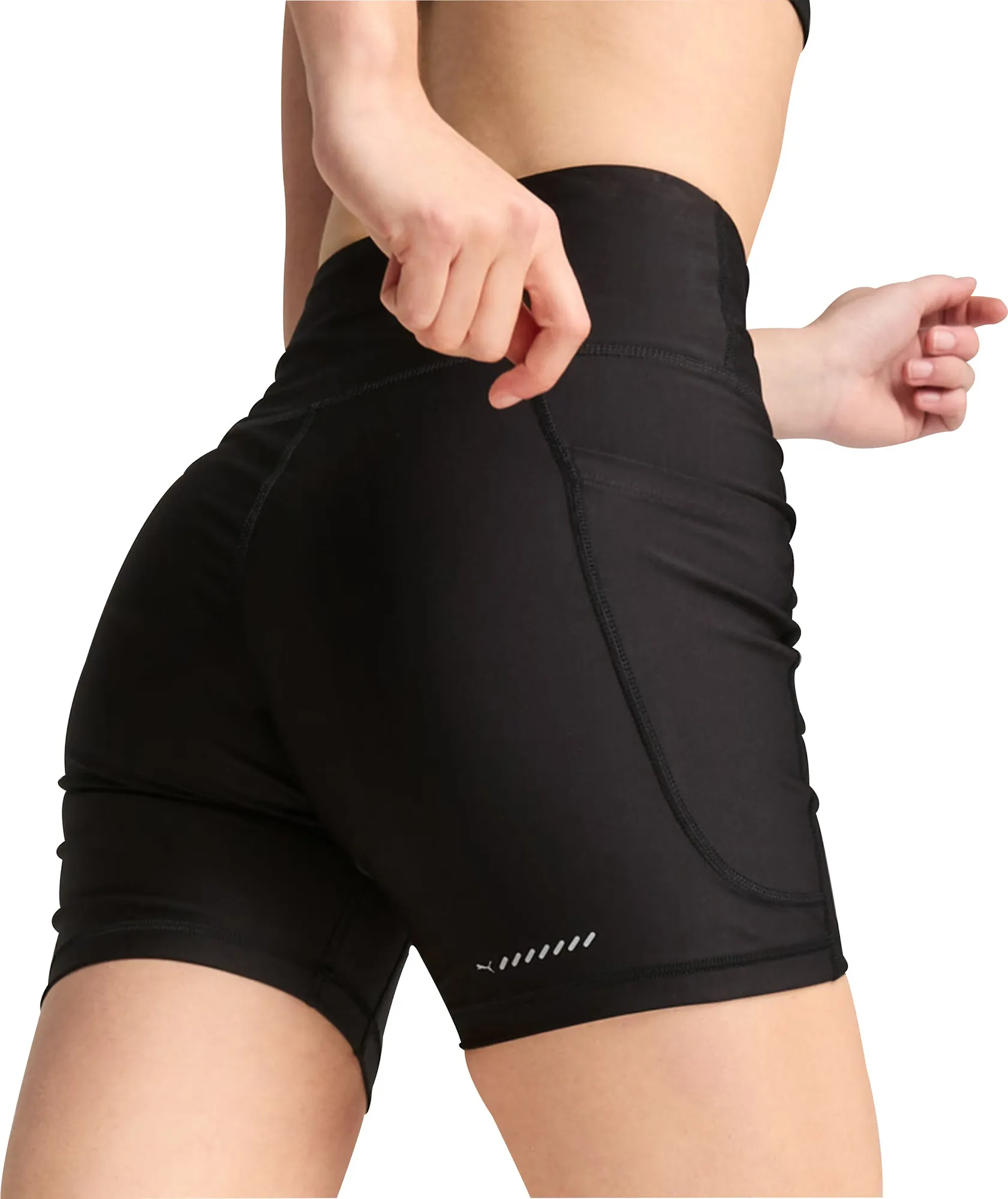Puma Velocity 5 Inch Womens Short Running Tights - Black