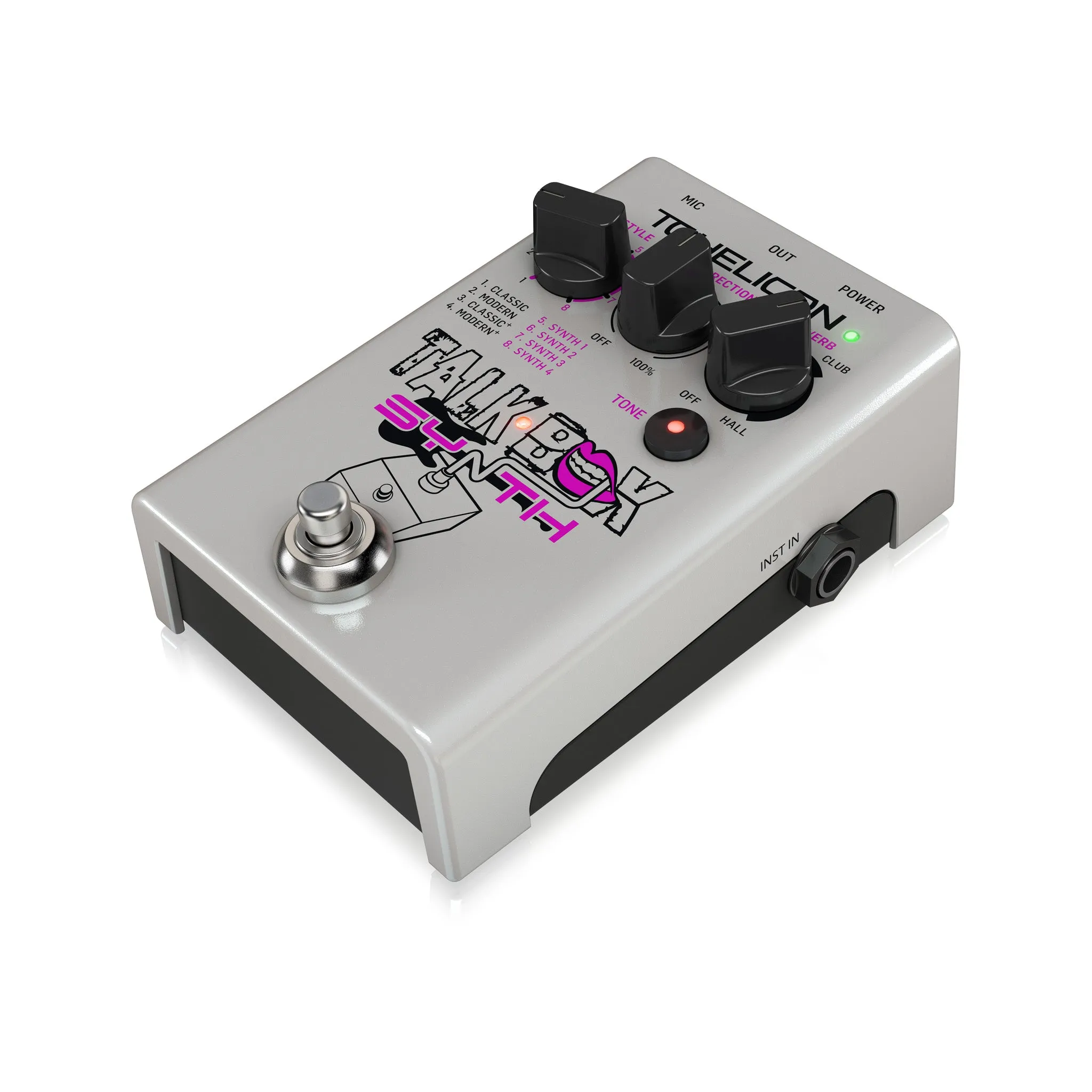 TC Helicon Talkbox Synth Vocal Effects Pedal